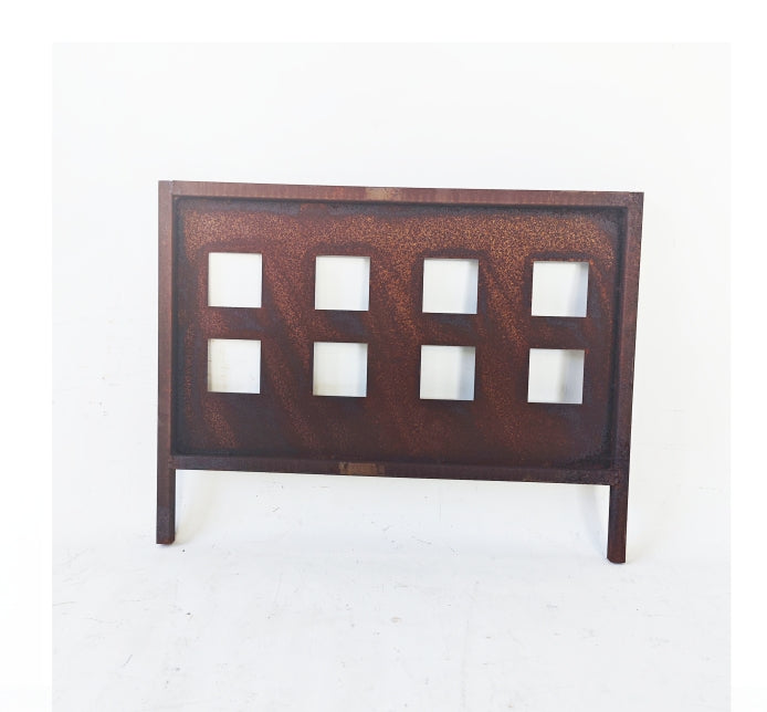 Edelrost Garten Rasenkanten aus Metall ,Gartendeko ,Höhe: 30cm