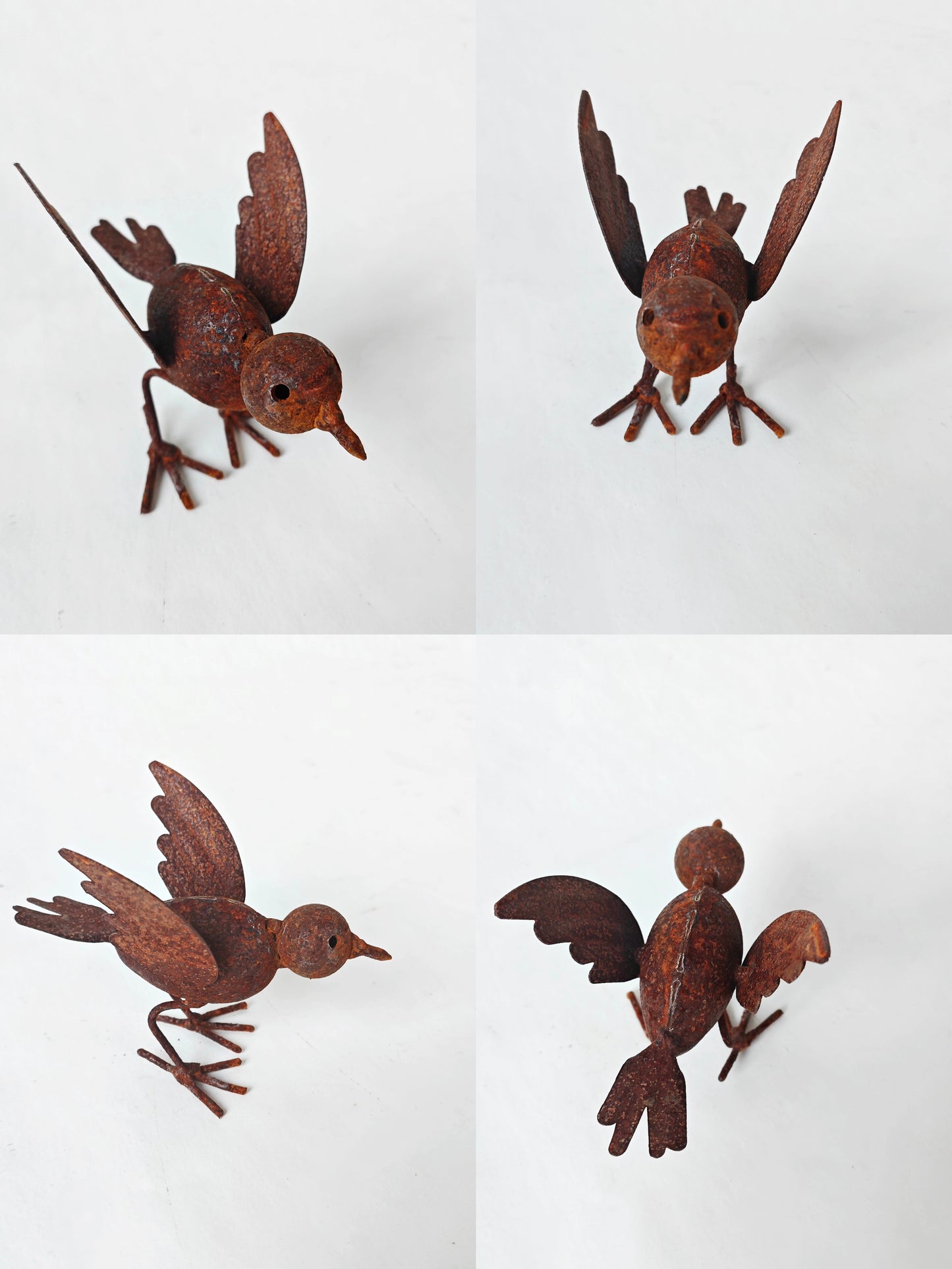 Edelrost Garten Vogel aus Metall , Gartendeko