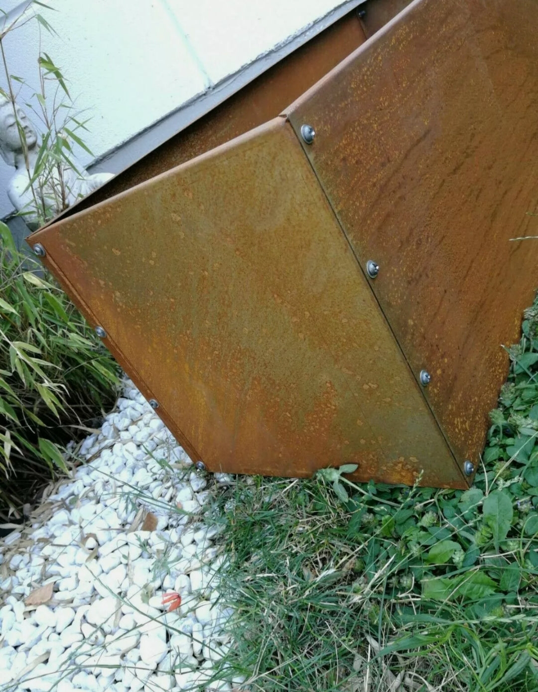 Edelrost Hochbeete aus Metall 1.5mm ,Blumentopf Übertopf Rechteckig