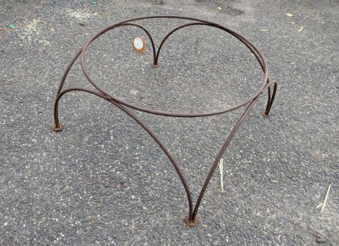 Edelrost Feuerschale Rost mit Staender Pflanzschale Dicke 2 mm