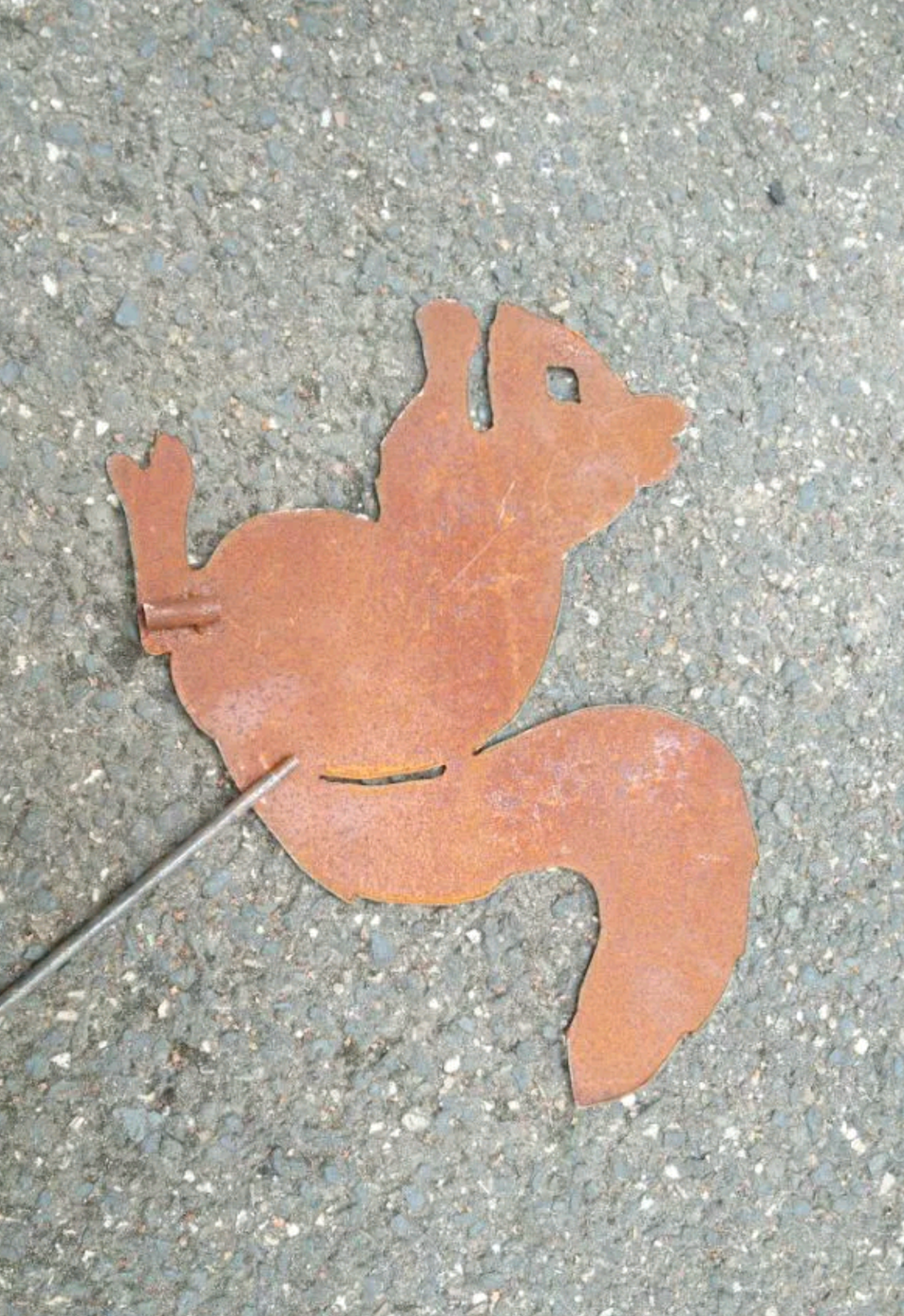 Garten Edelrost Eichhörnchen Gartenstecker ,032301