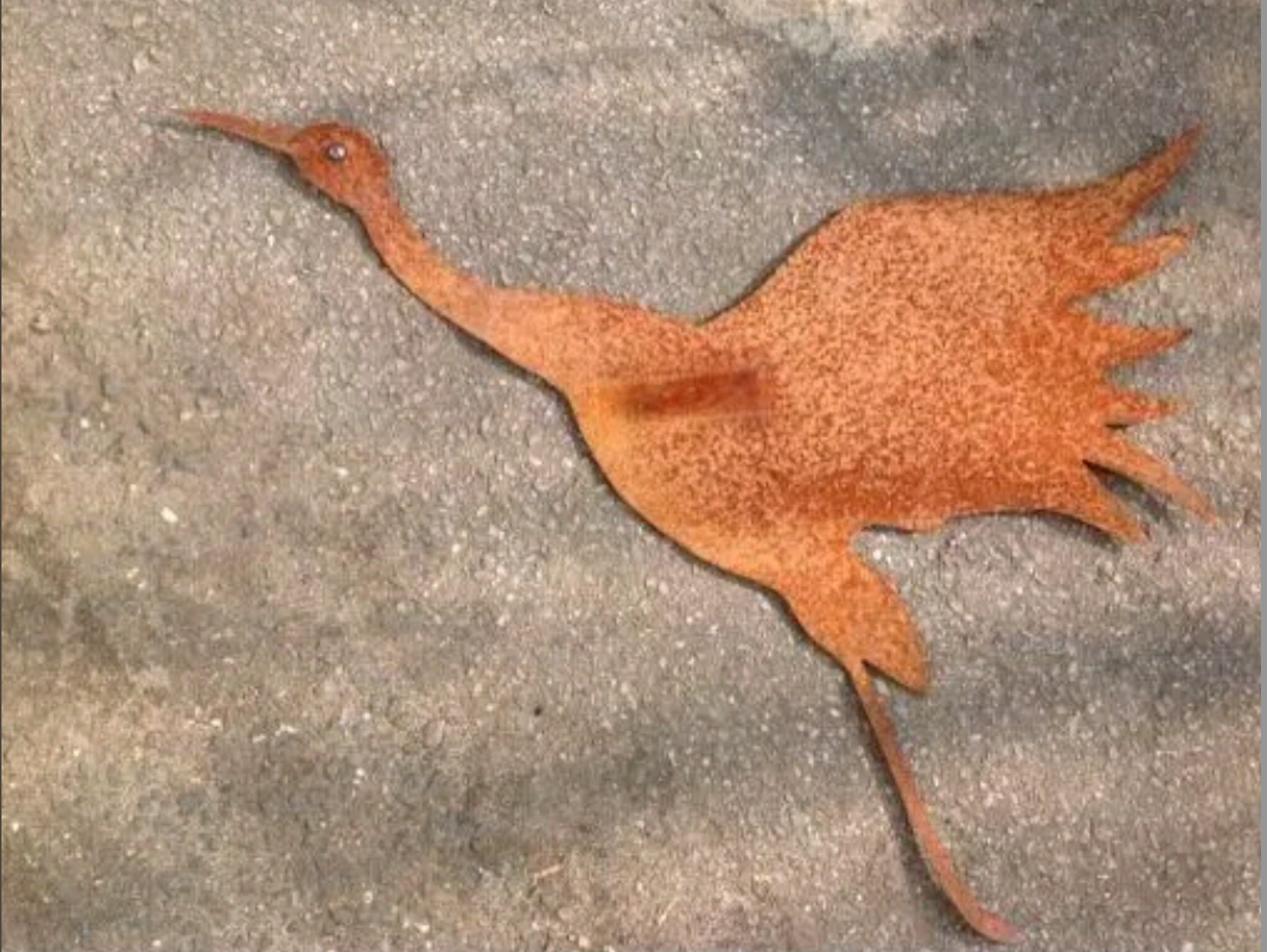 Edelrost, Garten Vogel, aus Eisen Wanddeko 029624