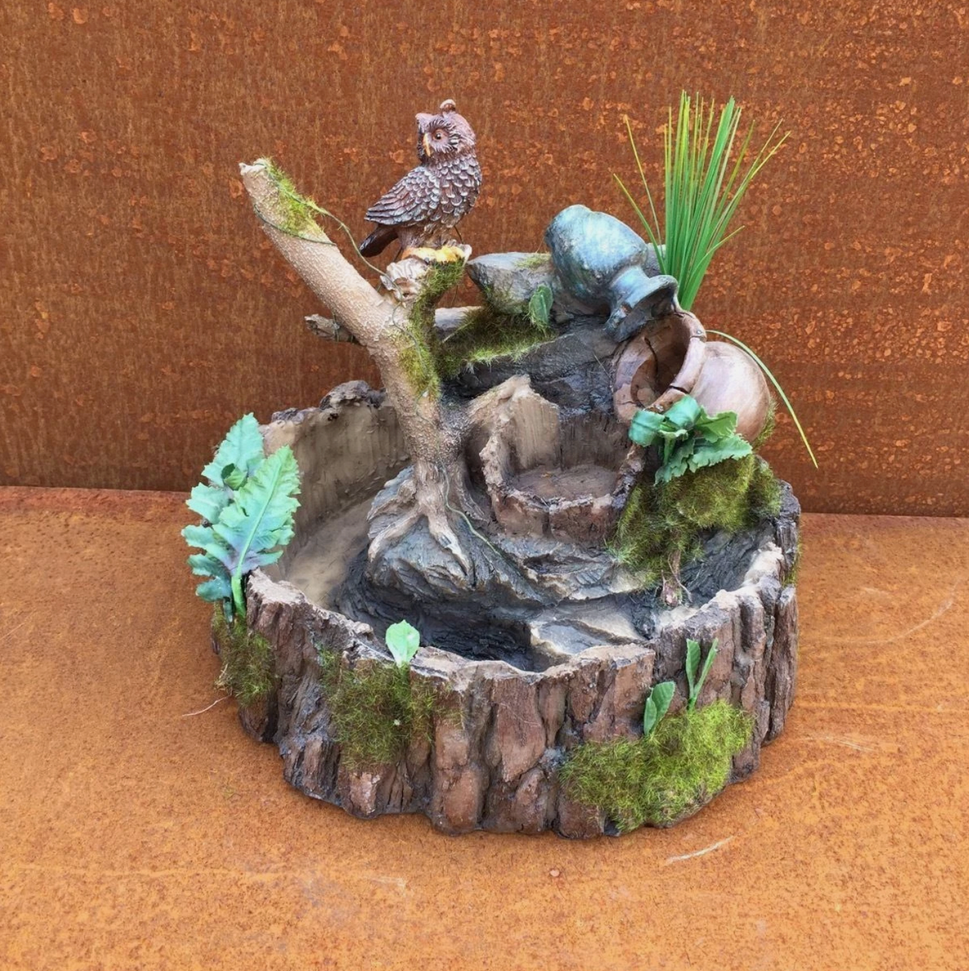 Zimmerbrunnen, Gartenbrunnen,Bonsai Brunnen Mit Pumpe 19 x 21 x 22 cm Nr.: 282E