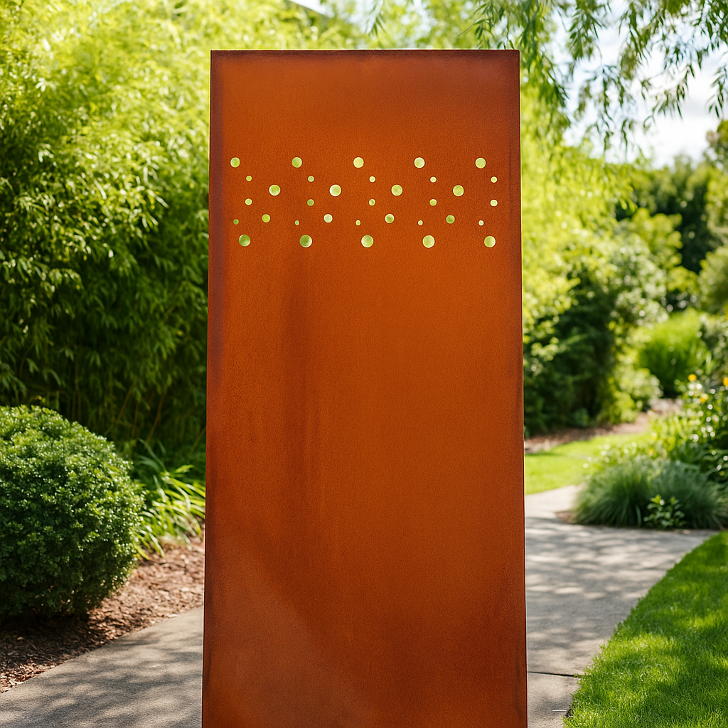 Edelrost Garten Sichtschutz ,032244