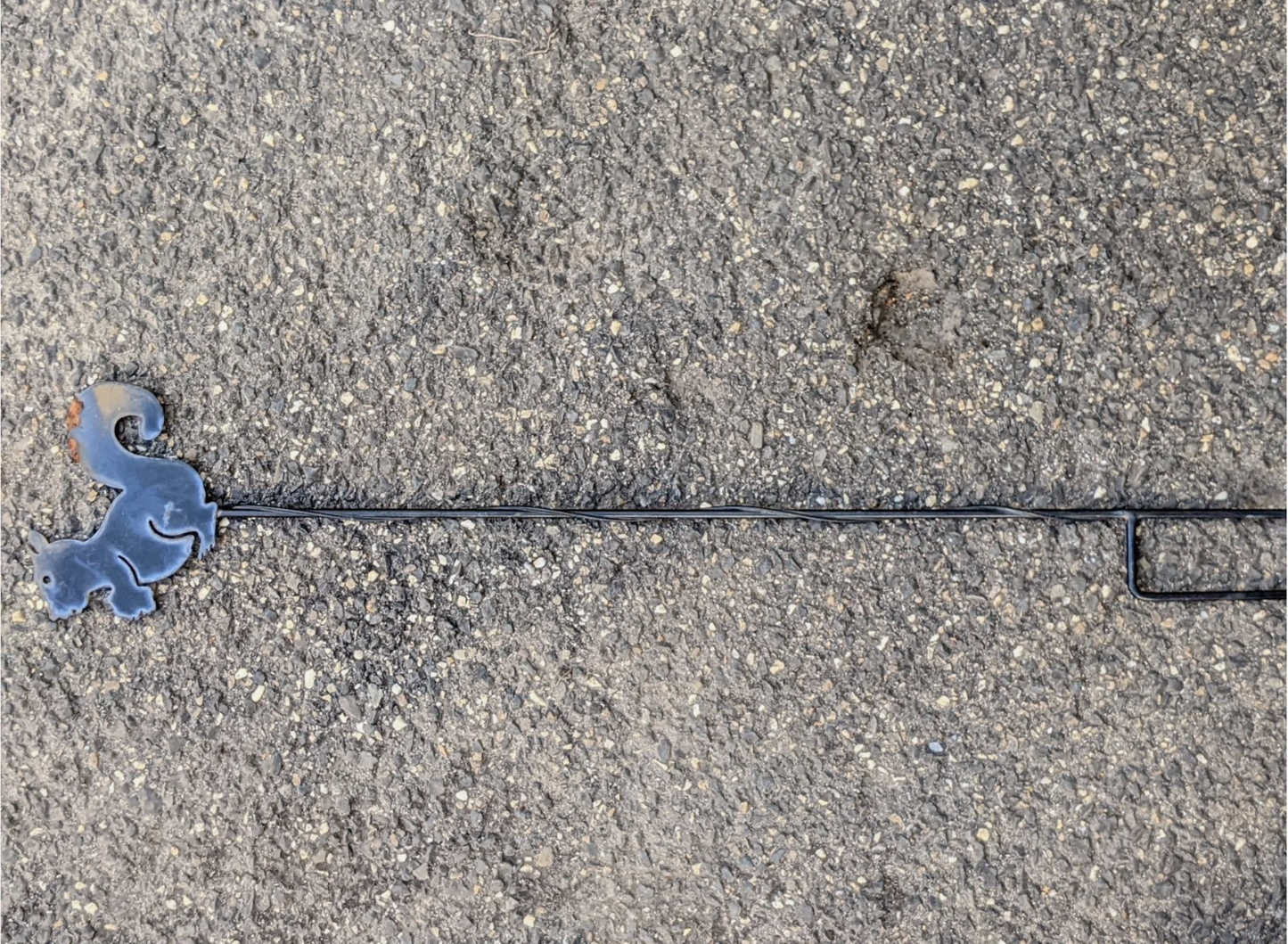 B. Wahl Gartenstecker Beetstecker Schwarz,Höhe :72cm,Breite:14cm