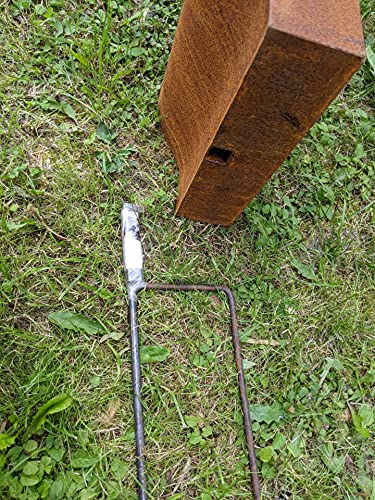Edelrost Garten Gartenstecker, Skulptur aus Metall