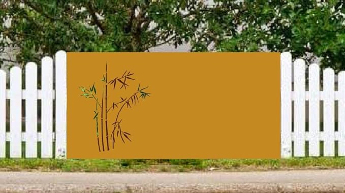 Patina garden fences metal fence iron fence wrought iron fence fence elements rust 032084