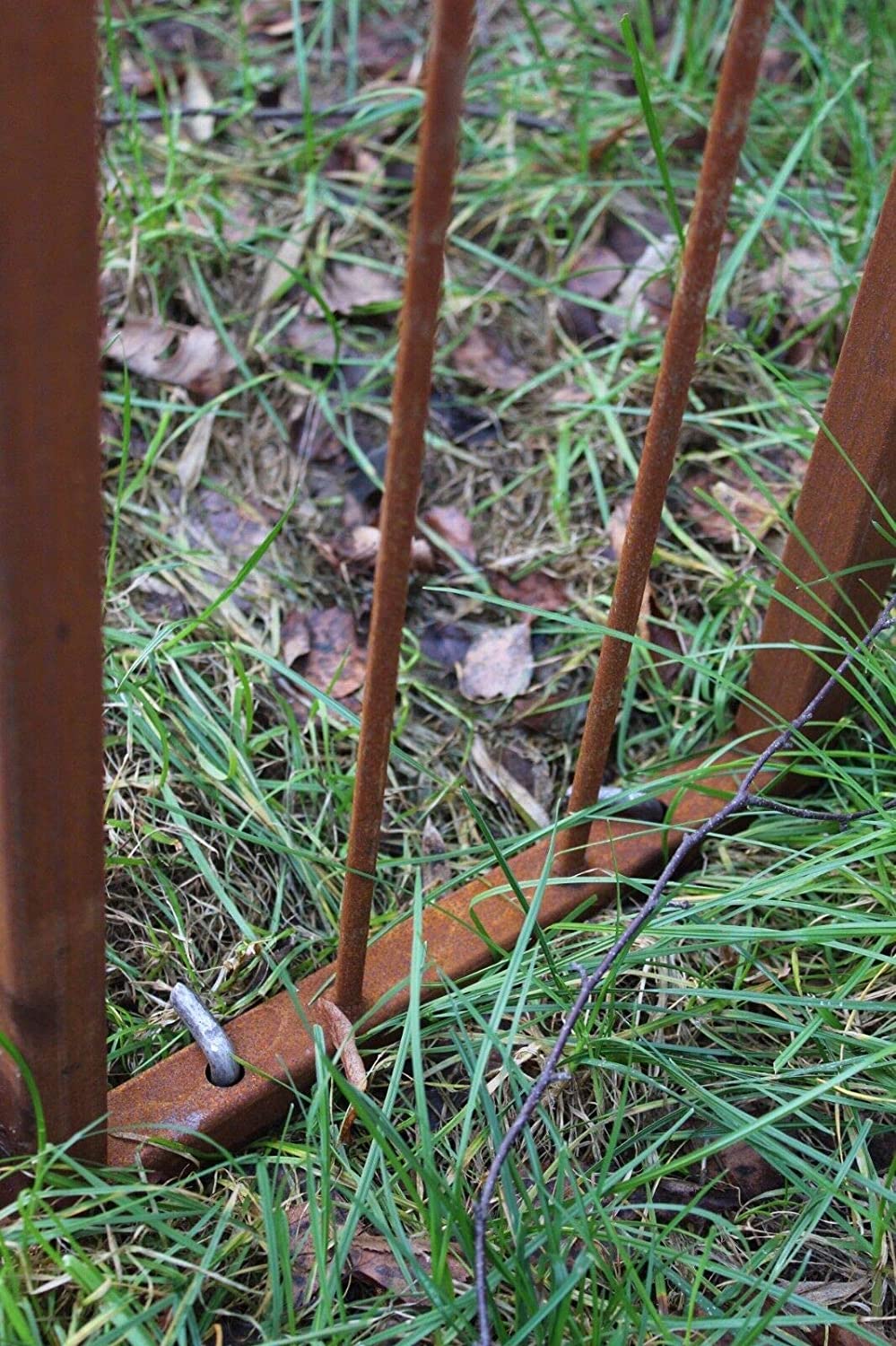 Edelrost Garten Rankgitter ,Rost Rosenbogen Garten Rankhilfe 031992 B130 * L180 * H220cm