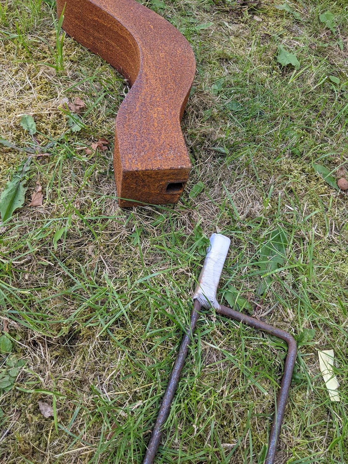 Edelrost Garten Figure,Gartenstecker, Skulptur