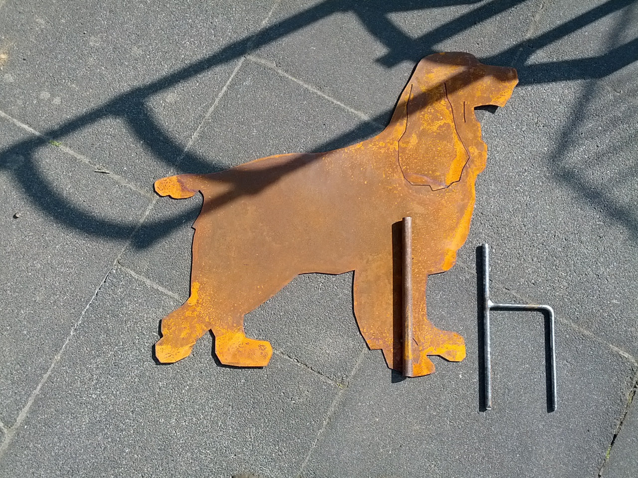 Gartendeko ,Hund,Tier ,L60H53cm 030653