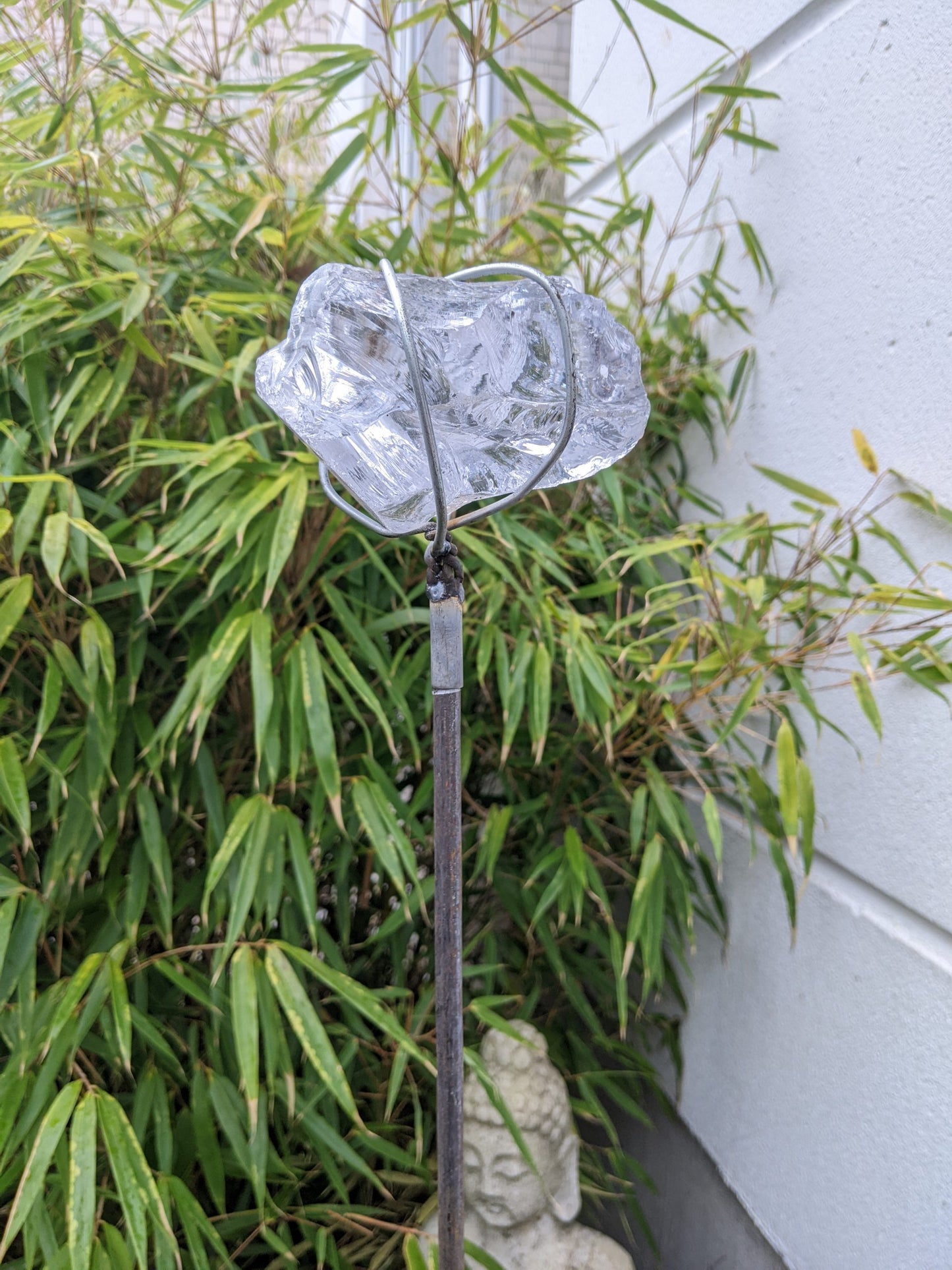 Gartenstecker Ca. Höhe 110cm, Weiß , 031255