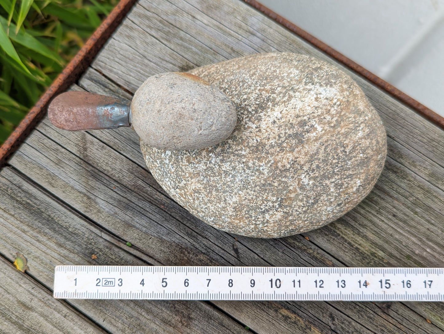 Garten Ente aus Naturstein , Gartendeko , Wohnungdeko 029410