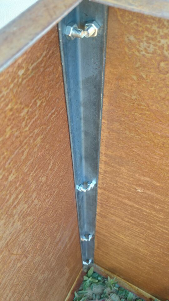 Plant bowl rust garden raised bed flower pot planter garden decoration strong metal 1.5mm plant pot