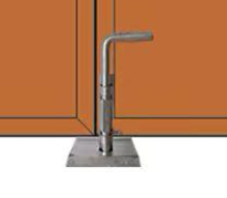 Puerta de ala y puerta de jardín Edelrost H95cm