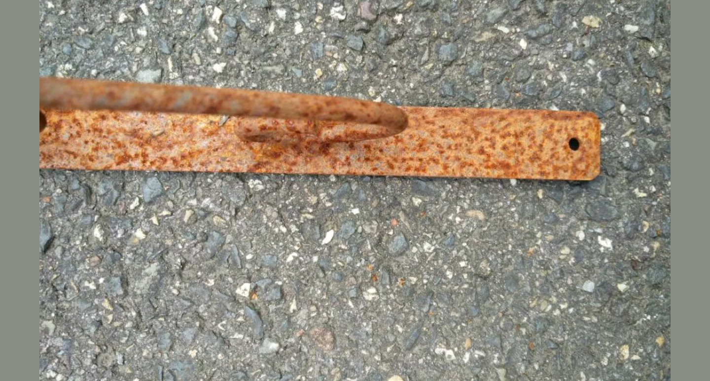 Garden rust wall hook hanging basket lamp hook hanger lantern hook L35cm 031371