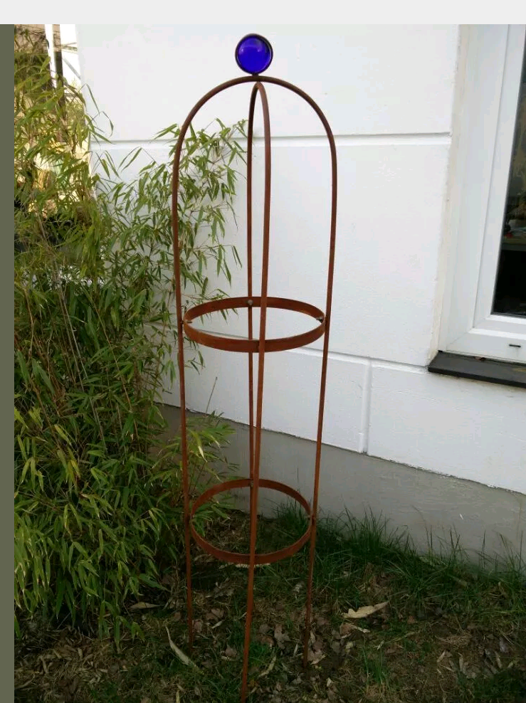 Edelrost Rankhilfe Rosensäule Rankgitter Rosengestell Rankturm Rosenbo – Sino Han