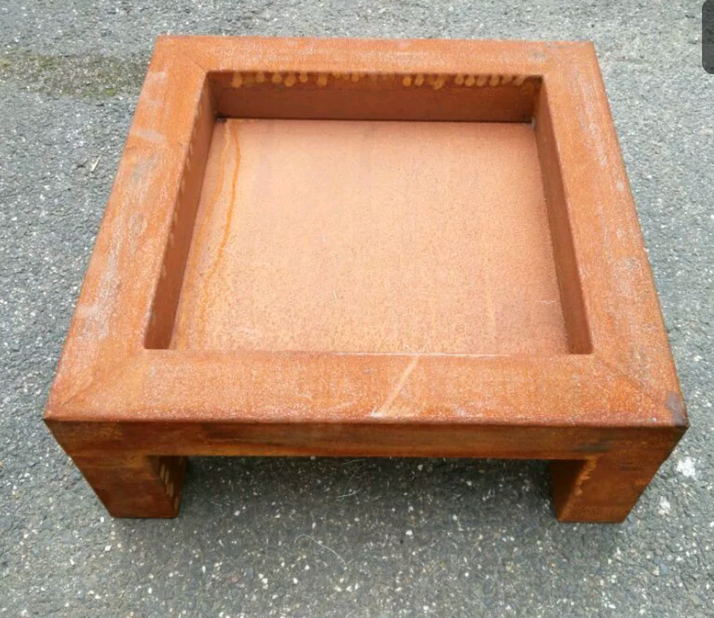 Edelrost Feuerschale Rost Pflanzschale D=60cm H24cm , 031582