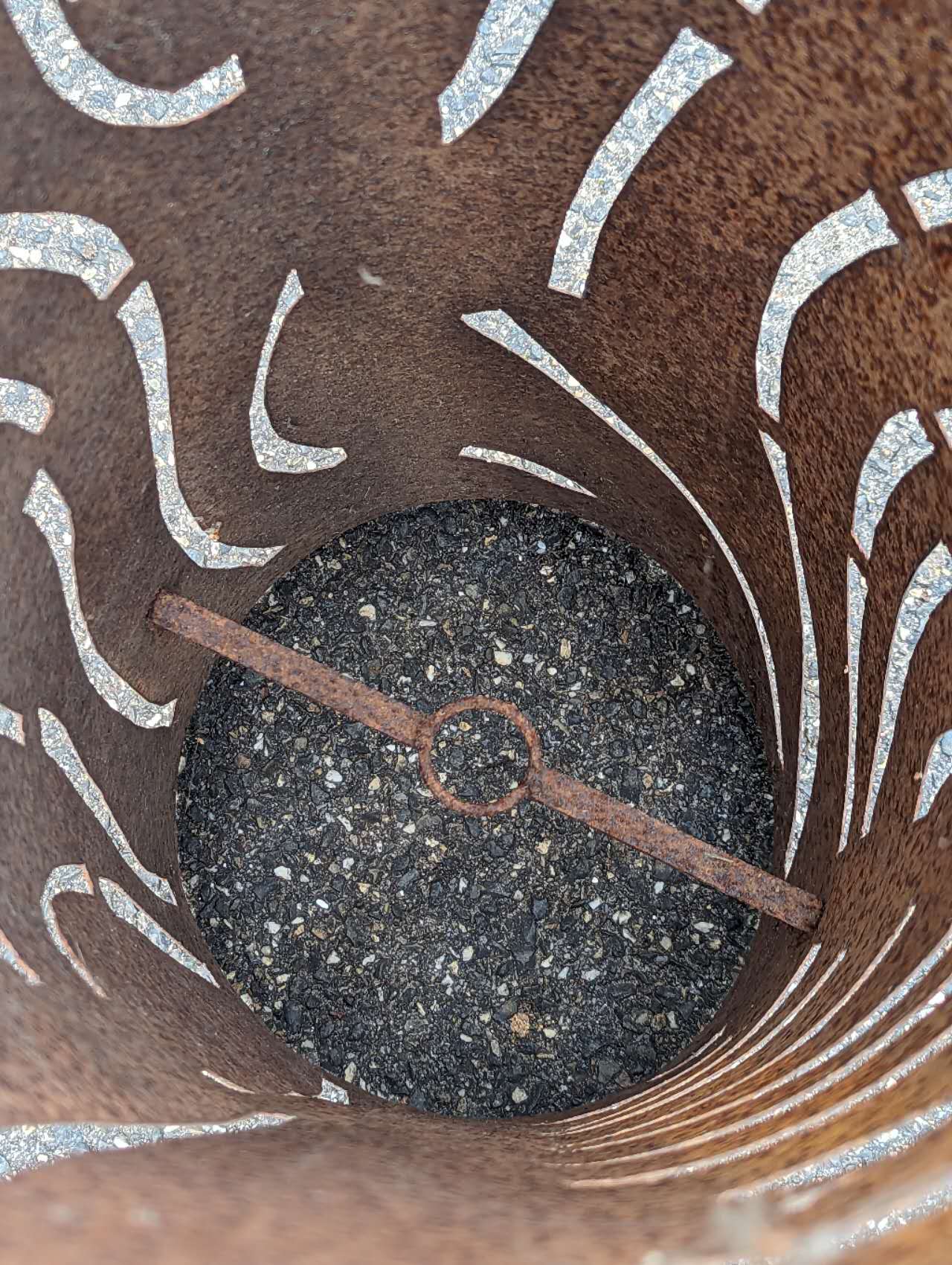 Garden column, rust, garden decoration, garden light column rust metal H80cm