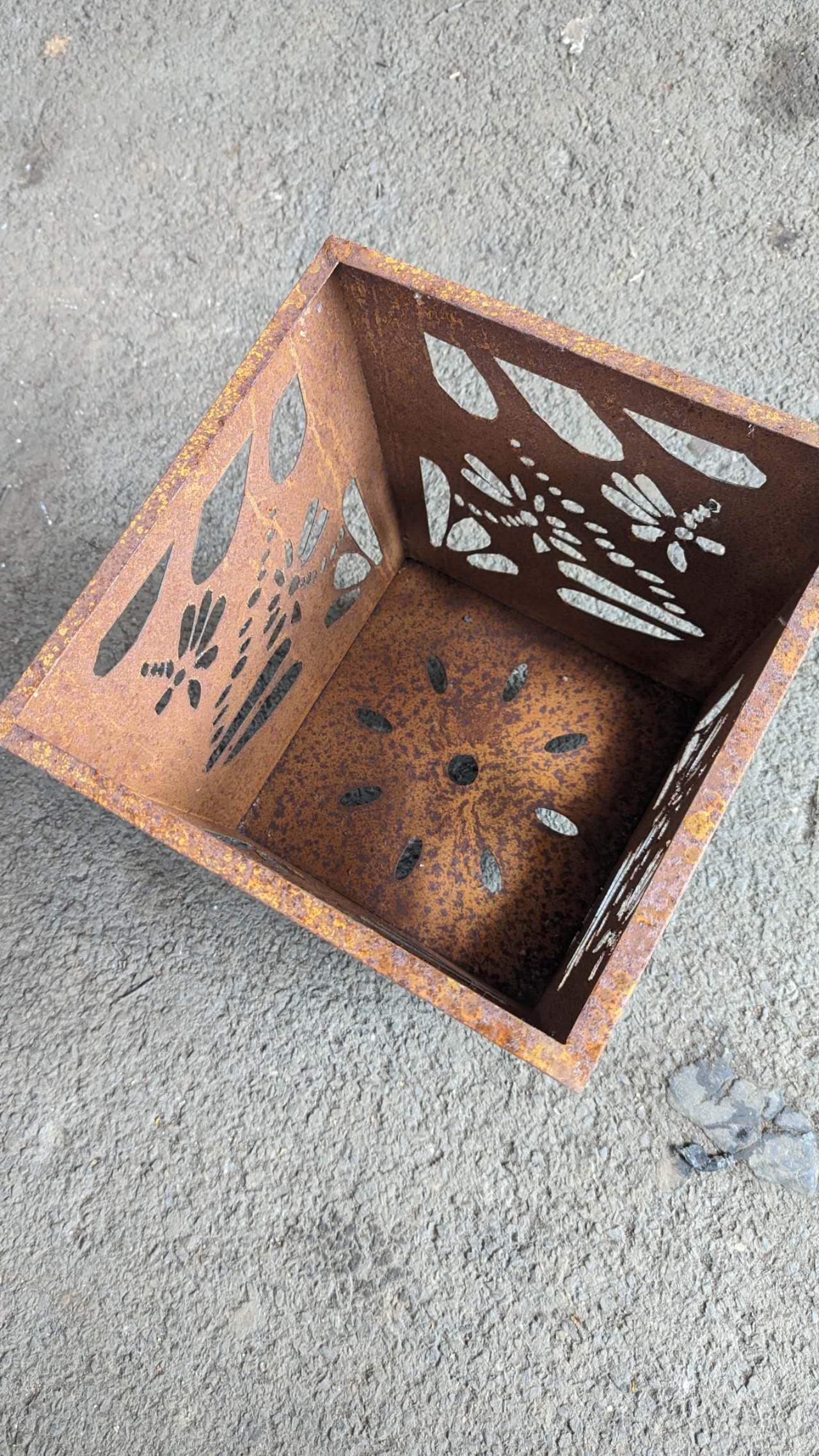 Tazón de fuego con anillo de fuego D=50cm T=12.5cm