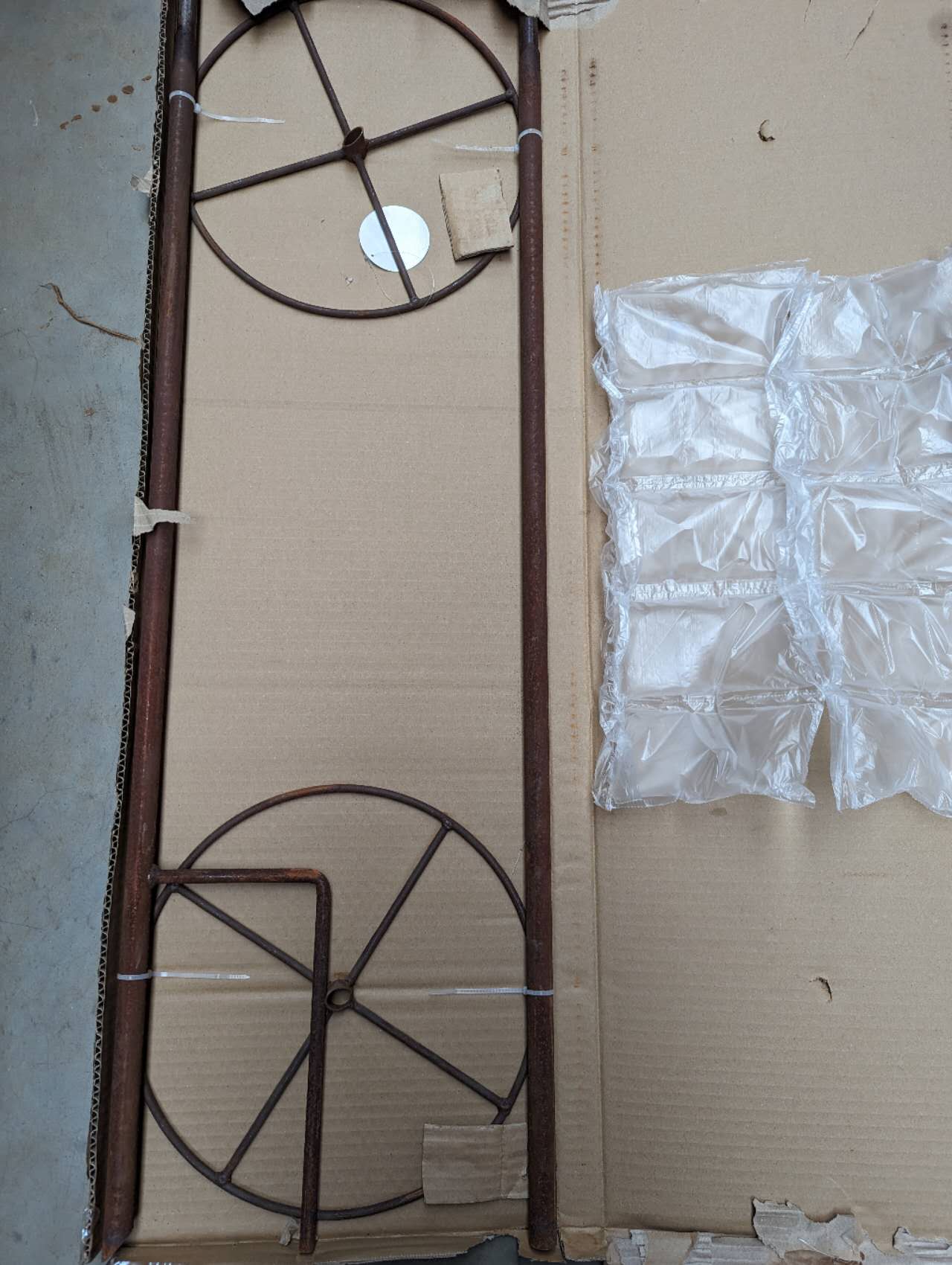 Garten Rankgitter aus Metall Rost Rankhilfe