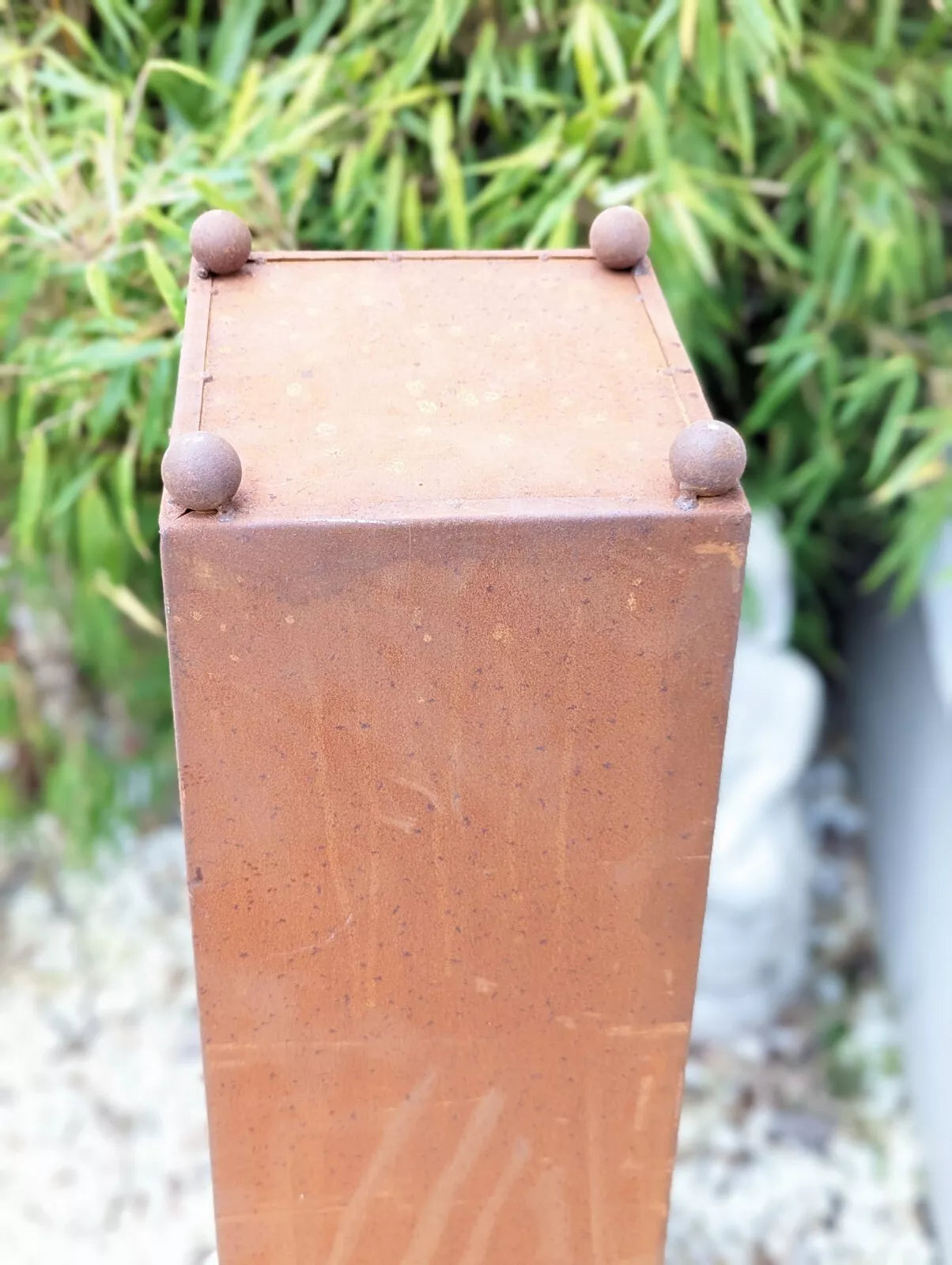 Garden Patina Foldable Stand Cone Rust H50*46*18 cm 1.2mm material