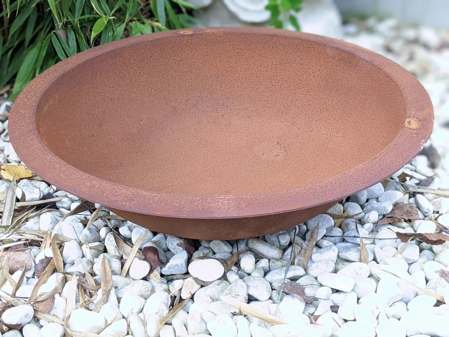 Edelrost Feuerschale Garten Pflanzschale 40(36+2+2) cm Metall 1.8mm