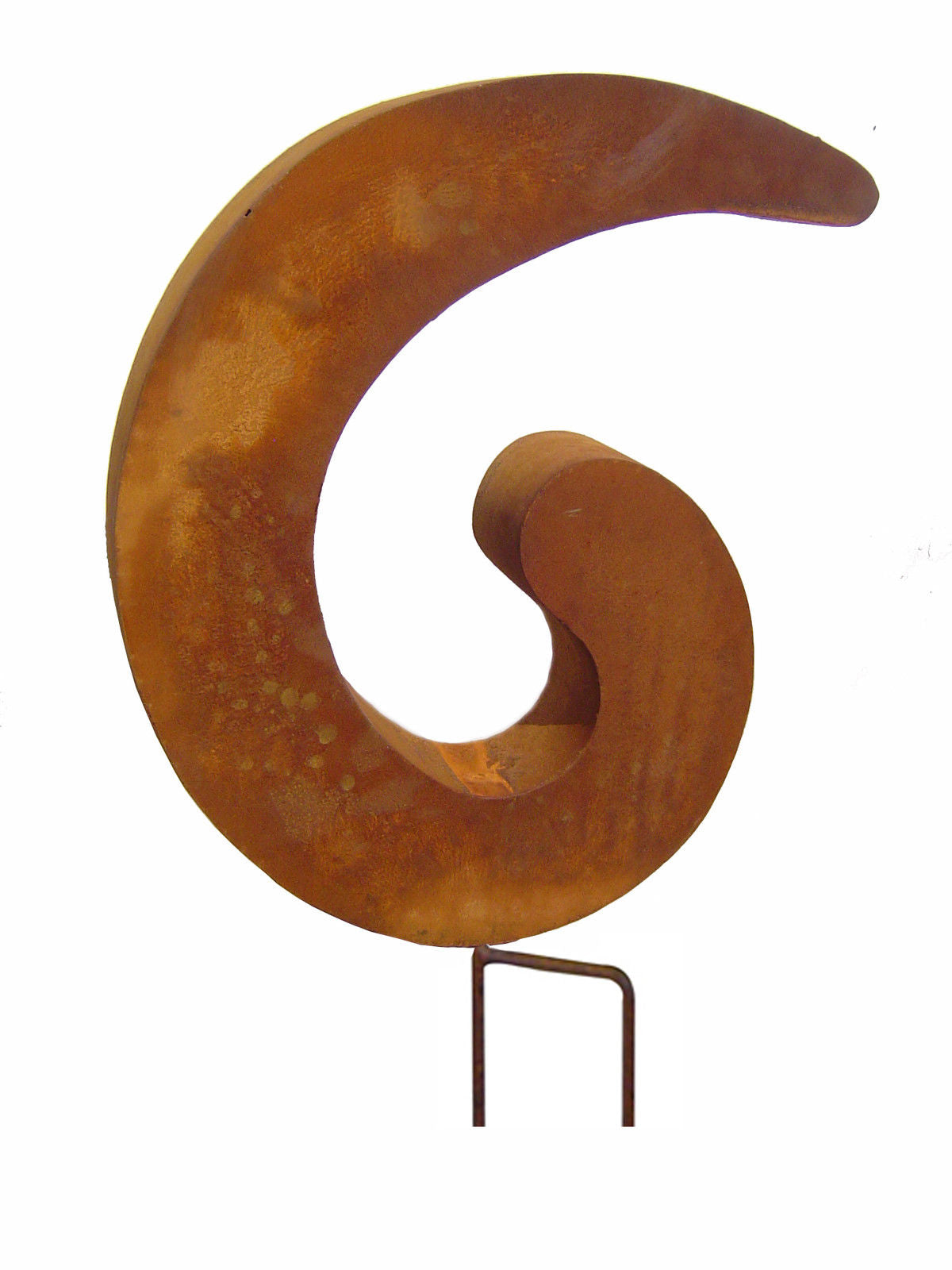 Rust garden stake, garden sculpture