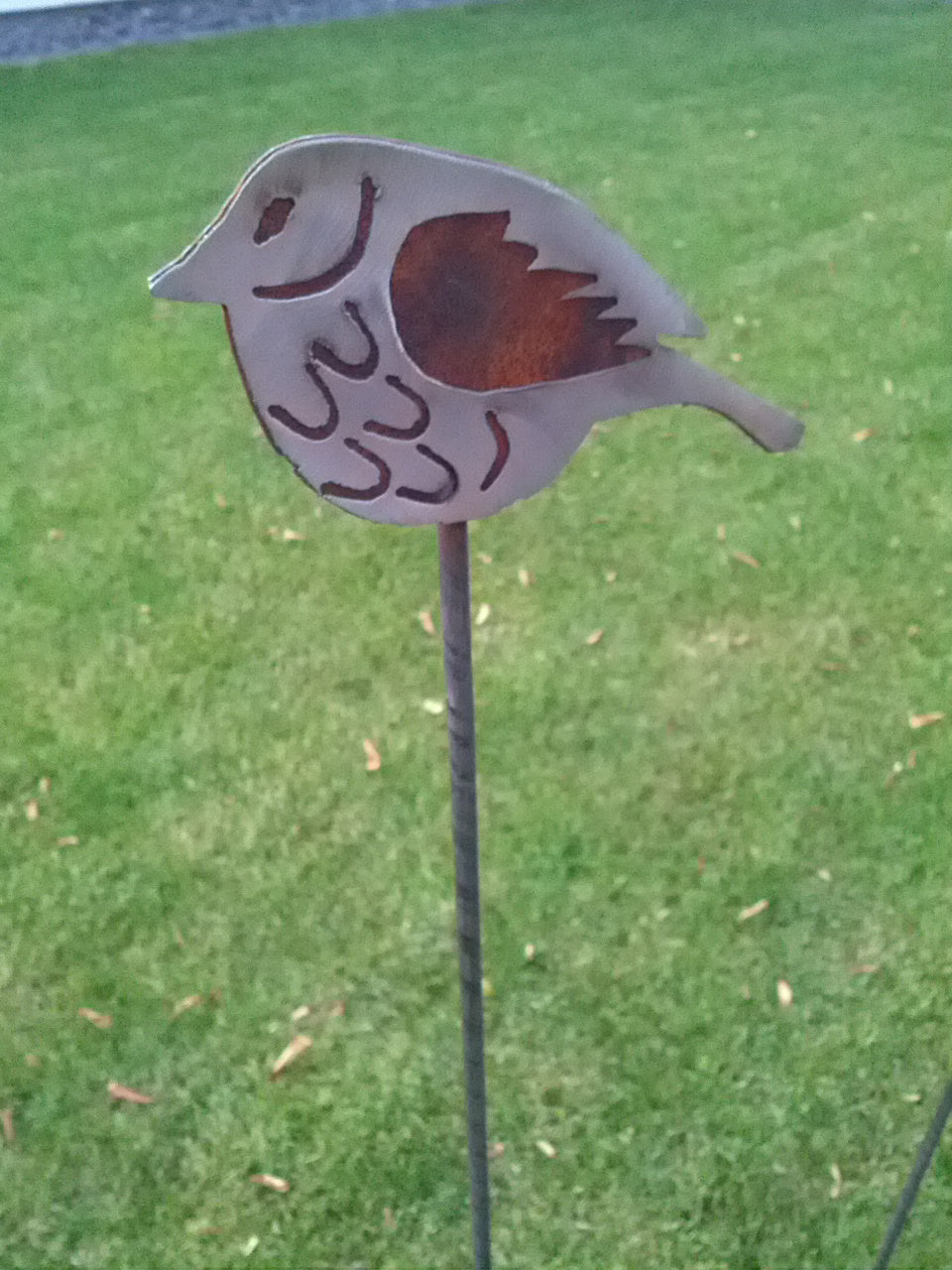 Stainless steel, garden bird, garden decoration, handmade