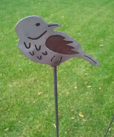 Stainless steel, garden bird, garden decoration, handmade