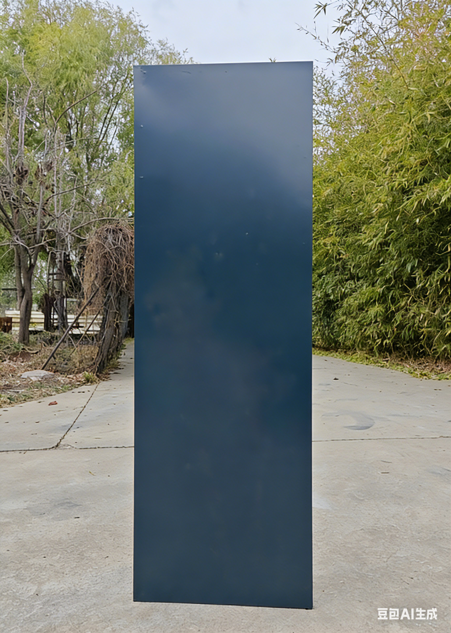 Schilfrohr afschermwand antraciet metaal 1mm afscherming B75 H150cm 031912-2SP