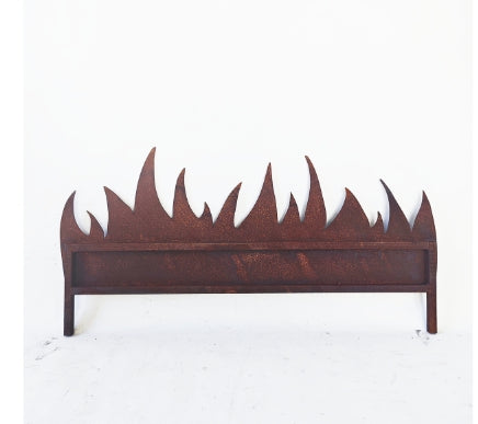 Edelrost Garten Rasenkanten aus Metall ,Gartendeko ,Höhe: 30cm