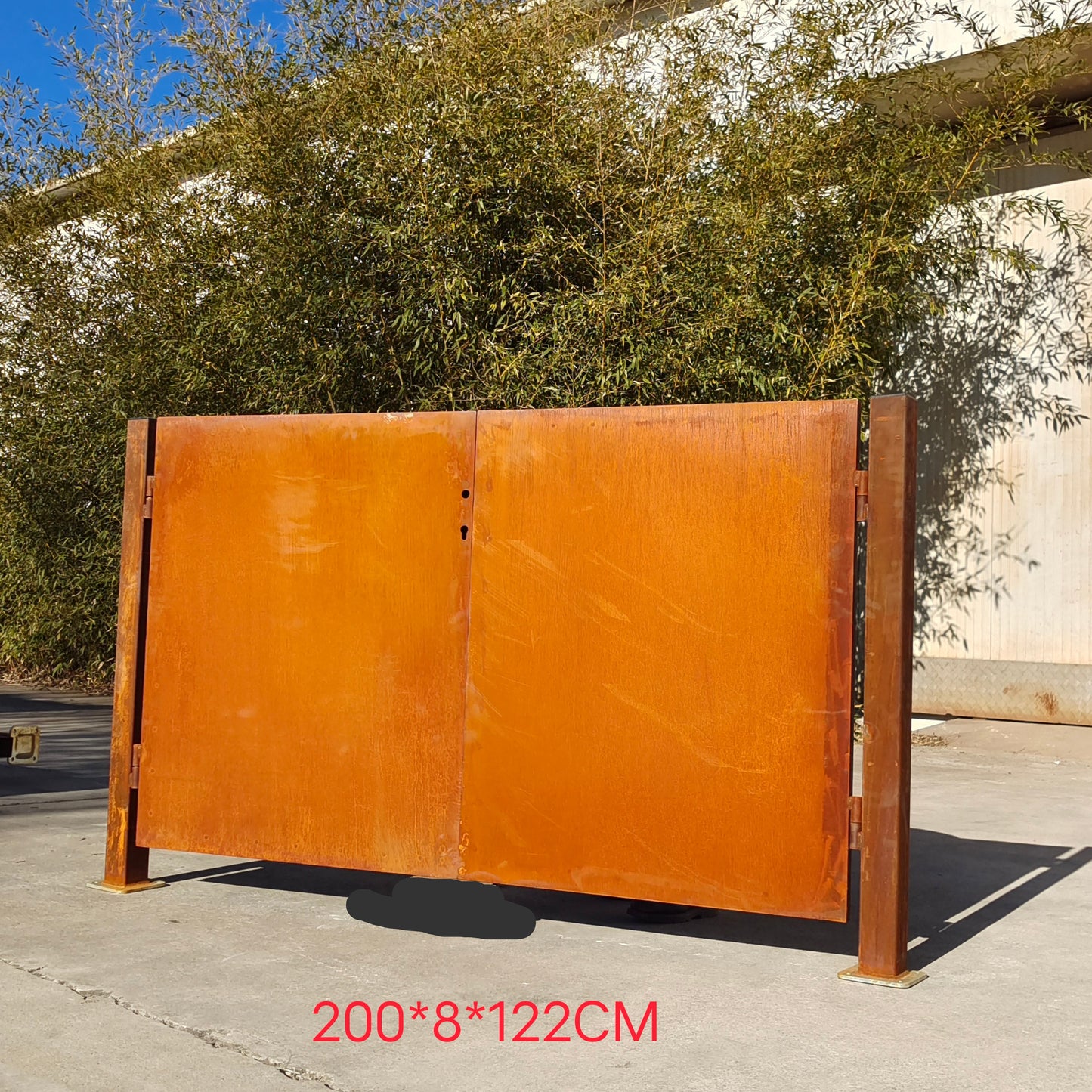 Puerta de ala y puerta de jardín Edelrost H95cm