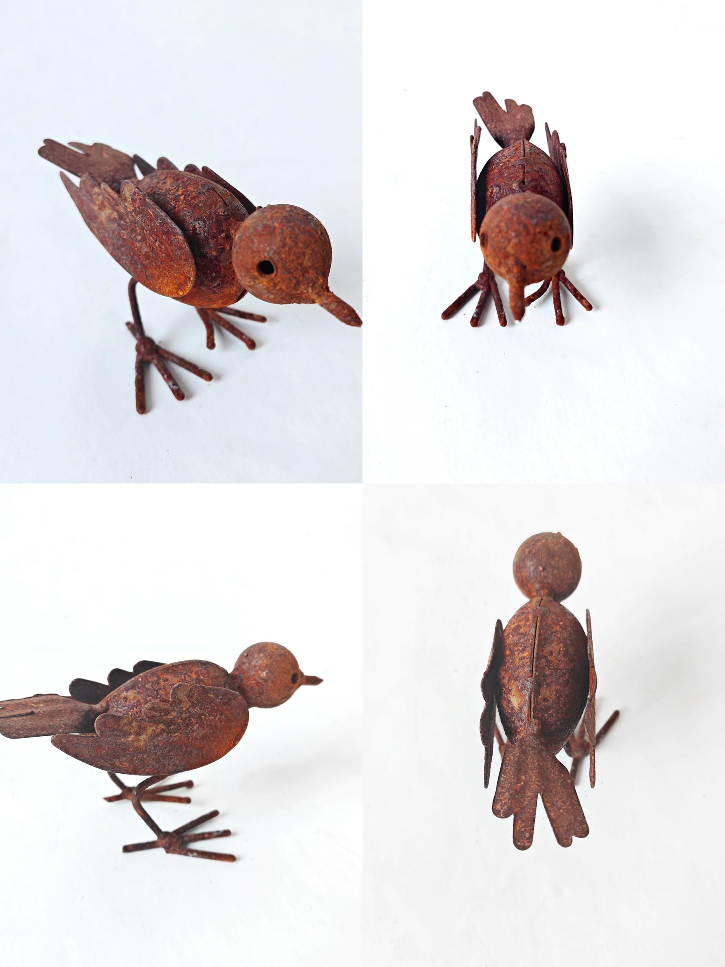 Edelrost Garten Vogel aus Metall , Gartendeko