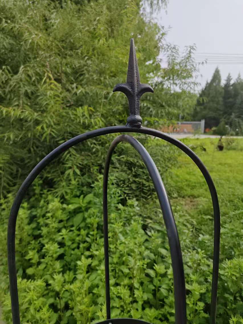 Garten Rankhilfe  Rosensäule Rankgitter Rosengestell Rankturm Rosenbogen schwarz