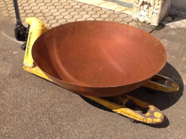 Rust fire bowl, plant bowl, metal thickness: 2mm, without stand,