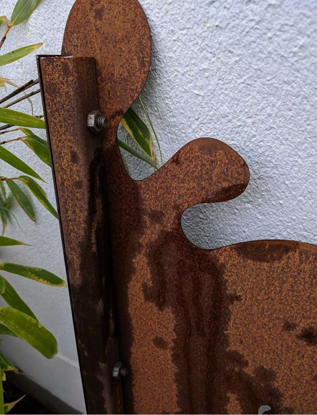 Rust garden plaque made of metal rust sign garden decoration W20 H130cm