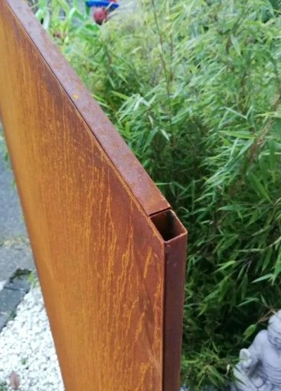 Noble rust garden privacy screen, rust garden privacy screen 1mm H125*50cm 031344-3