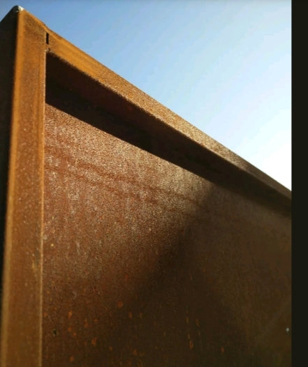 Corten steel privacy screen Ros privacy screen 150*75cm1.6 mm 031654-1C 16.2kg