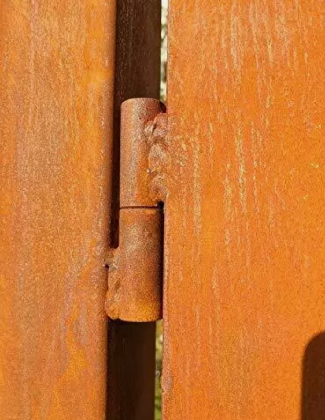 Garden gate rust garden gate including metal posts rust with door lock