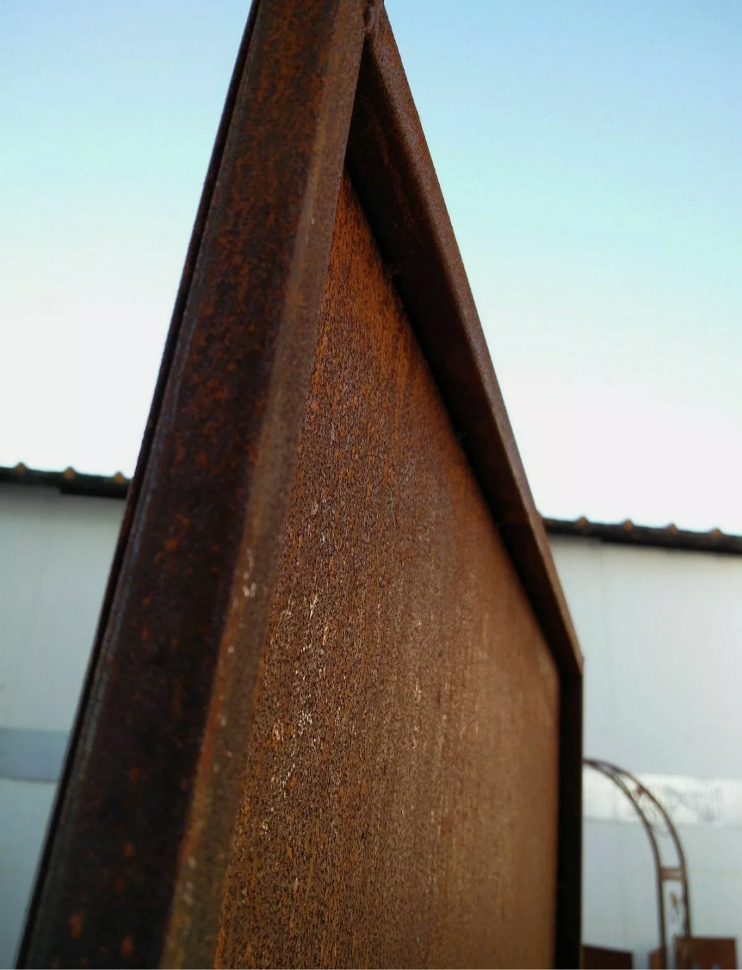 Privacy screen H150*75cm made of Corten steel 1.6mm 031912-2C