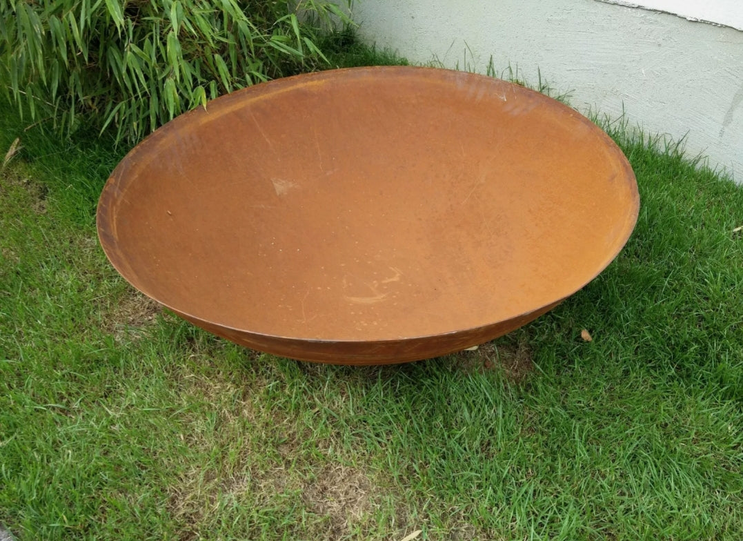 Edelrost fire bowl rust with stand plant bowl 90cm 1,8mm