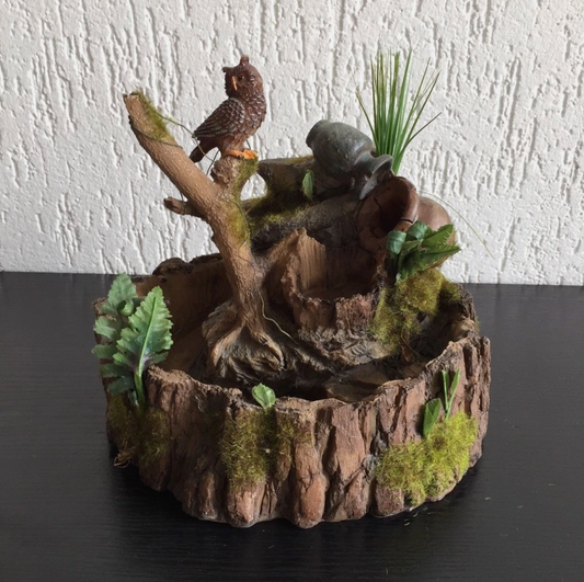 Zimmerbrunnen, Gartenbrunnen,Bonsai Brunnen Mit Pumpe 19 x 21 x 22 cm Nr.: 282E