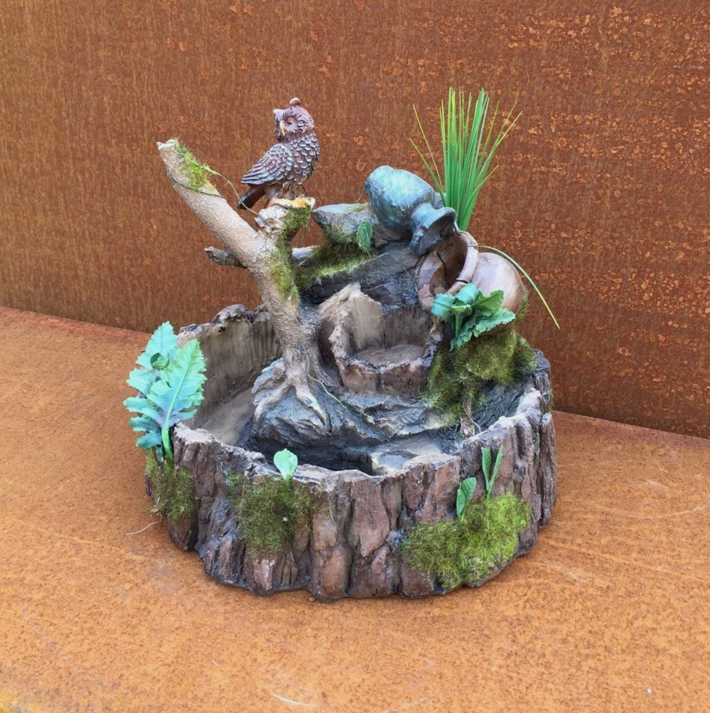 Zimmerbrunnen, Gartenbrunnen,Bonsai Brunnen Mit Pumpe 19 x 21 x 22 cm Nr.: 282E