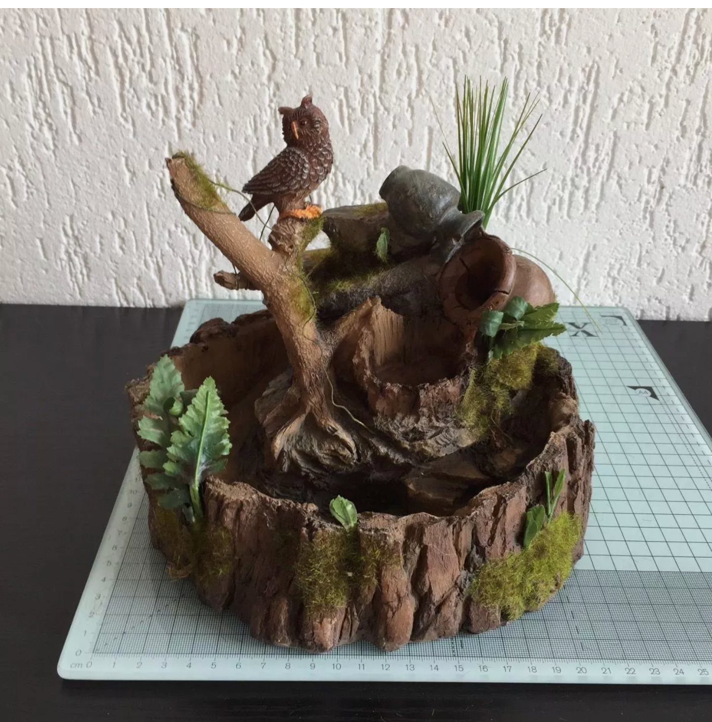 Zimmerbrunnen, Gartenbrunnen,Bonsai Brunnen Mit Pumpe 19 x 21 x 22 cm Nr.: 282E