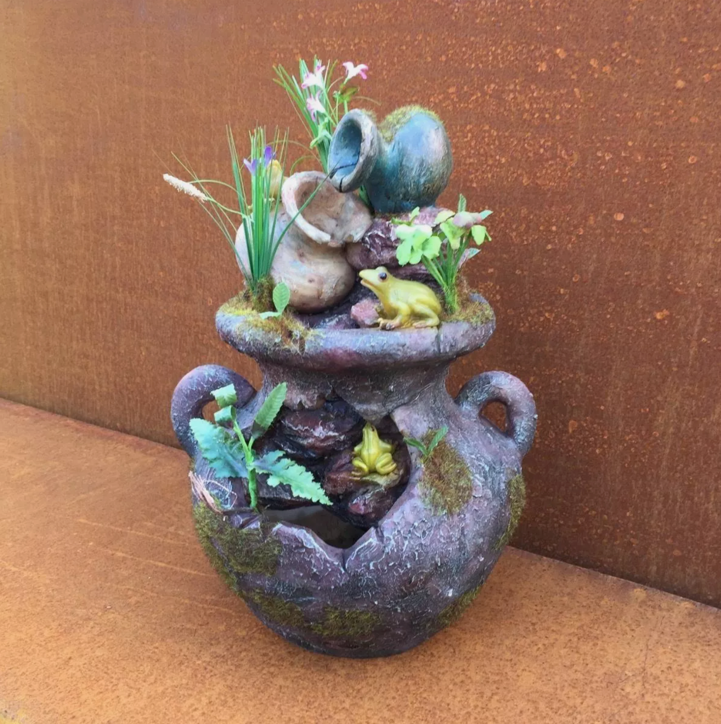 Zimmerbrunnen, Gartenbrunnen,Bonsai Brunnen Mit Pumpe 17x21x30cm, Nr.:335E