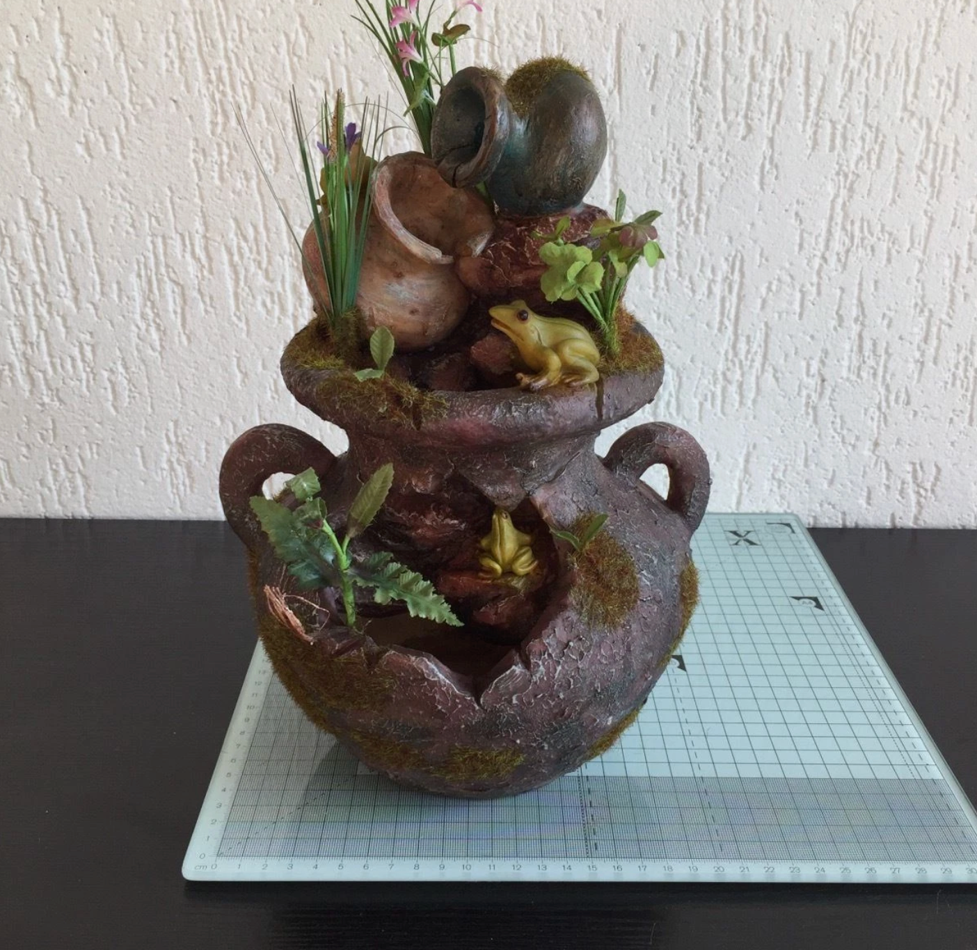 Zimmerbrunnen, Gartenbrunnen,Bonsai Brunnen Mit Pumpe 17x21x30cm, Nr.:335E