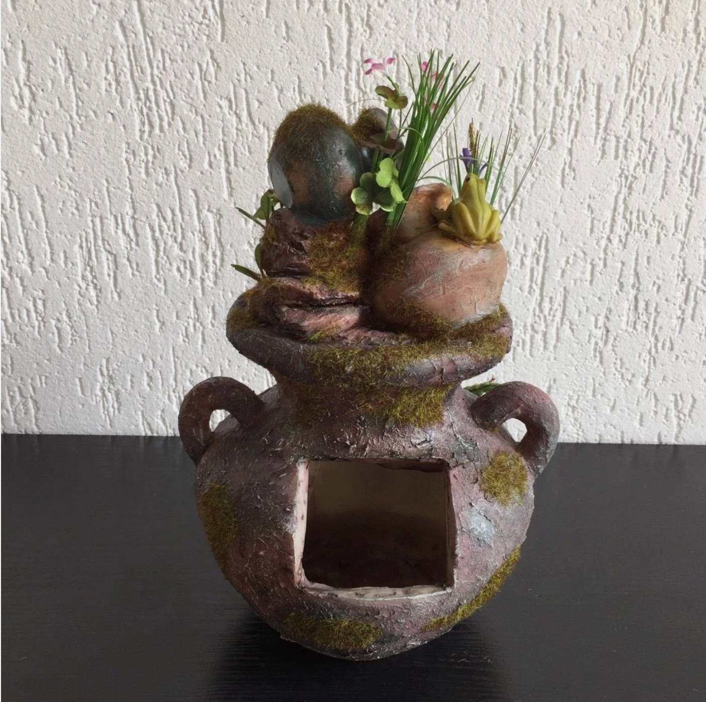Zimmerbrunnen, Gartenbrunnen,Bonsai Brunnen Mit Pumpe 17x21x30cm, Nr.:335E