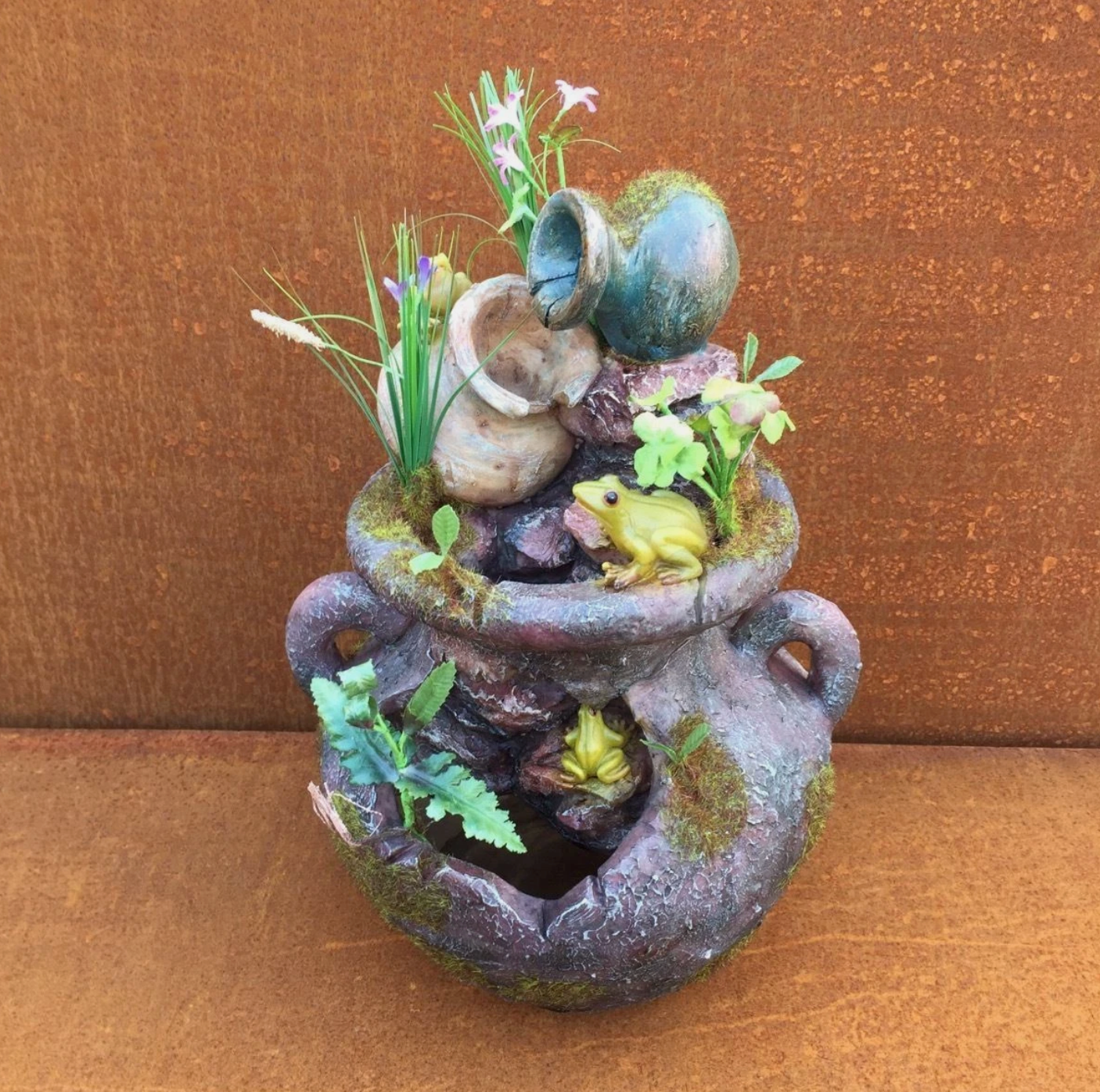 Zimmerbrunnen, Gartenbrunnen,Bonsai Brunnen Mit Pumpe 17x21x30cm, Nr.:335E