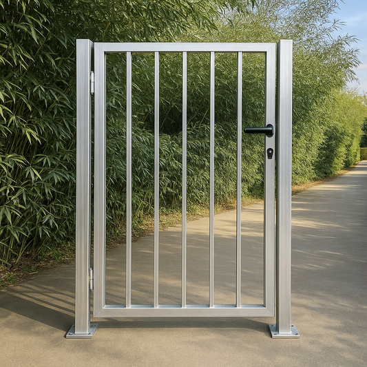 Gartentür aus Metall verzinktem Stahl