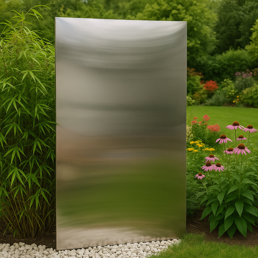 Rostfrei Edelstahl Sichtschutzwand